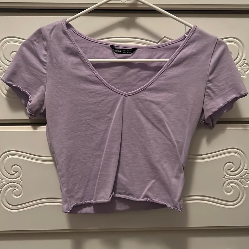 Purple Short Sleeve Shirt